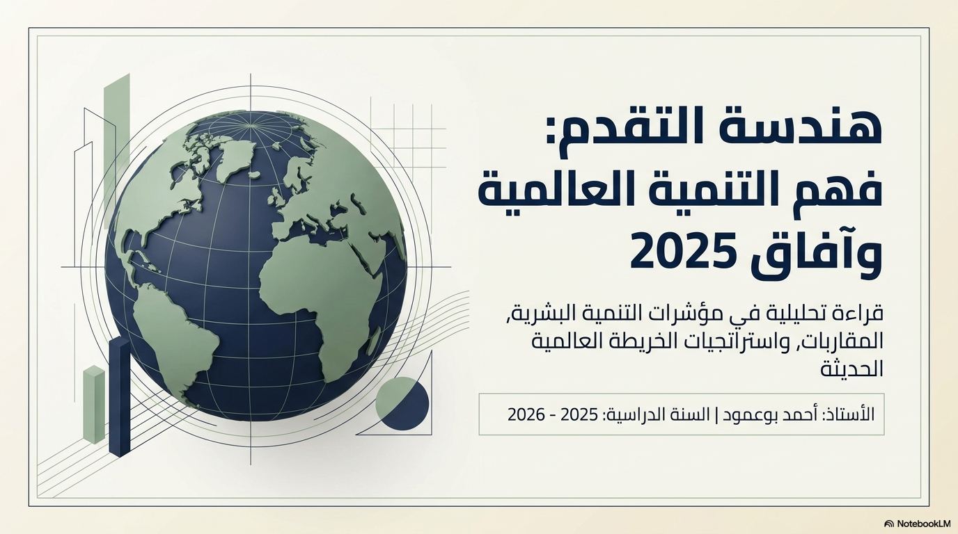 هندسة التقدم: فهم التنمية العالمية وآفاق 2025