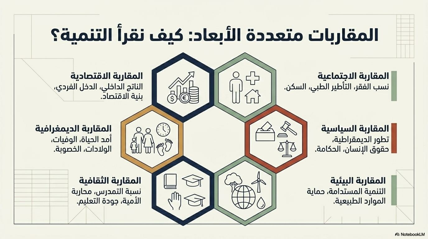 المقاربات متعددة الأبعاد: كيف نقرأ التنمية؟