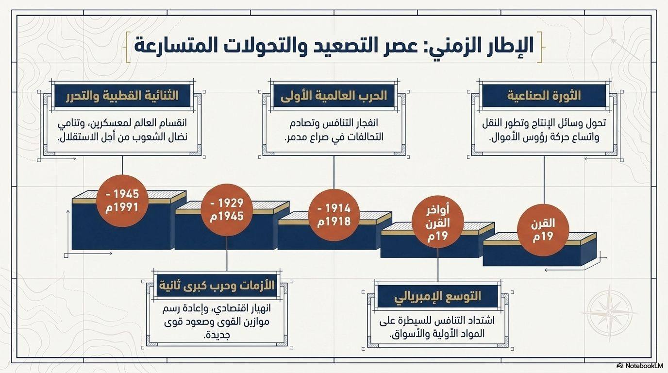 الإطار الزمني: عصر التصعيد والتحولات المتسارعة