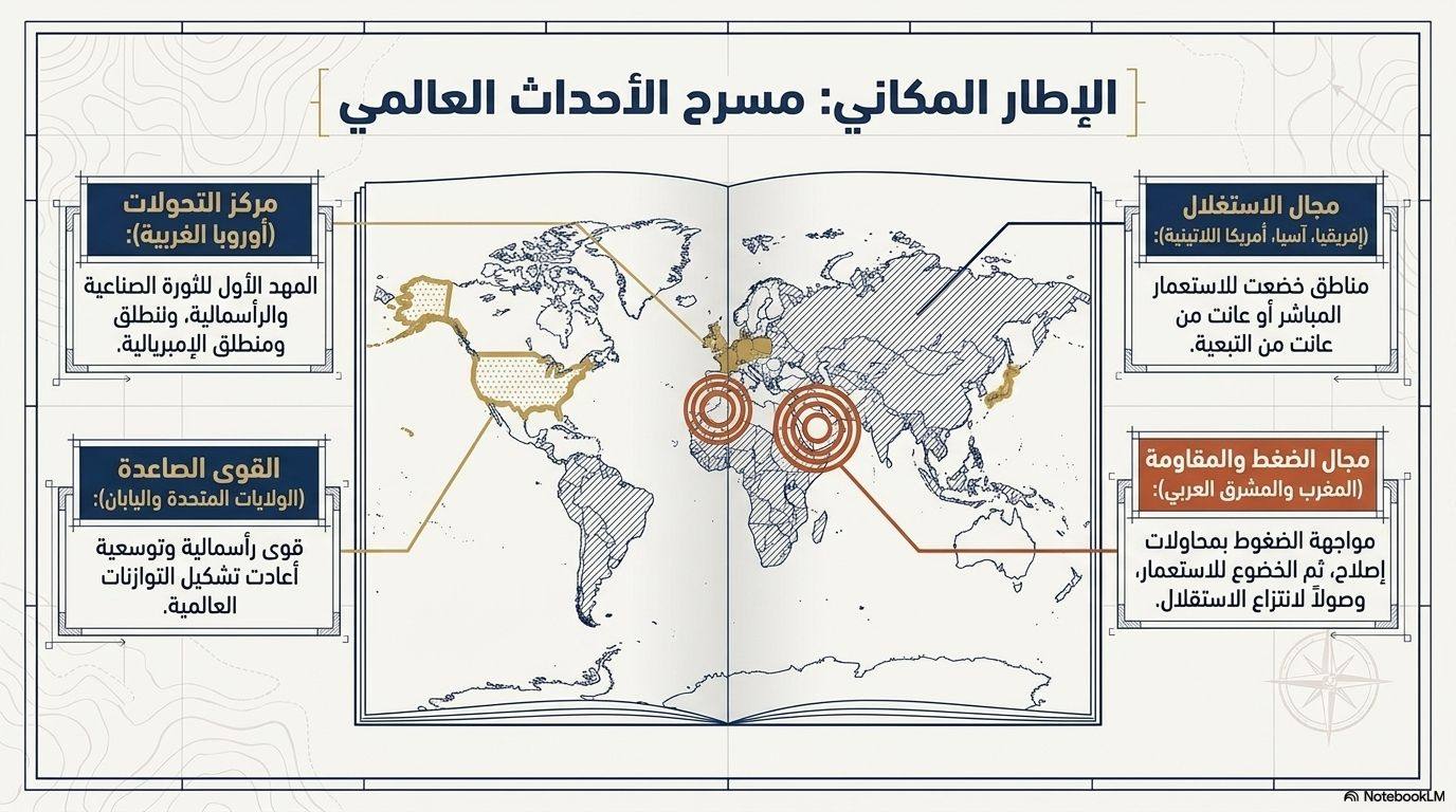 الإطار المكاني: مسرح الأحداث العالمي
