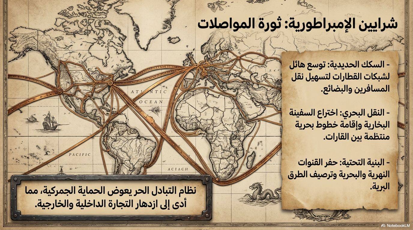 شرايين الإمبراطورية: ثورة المواصلات