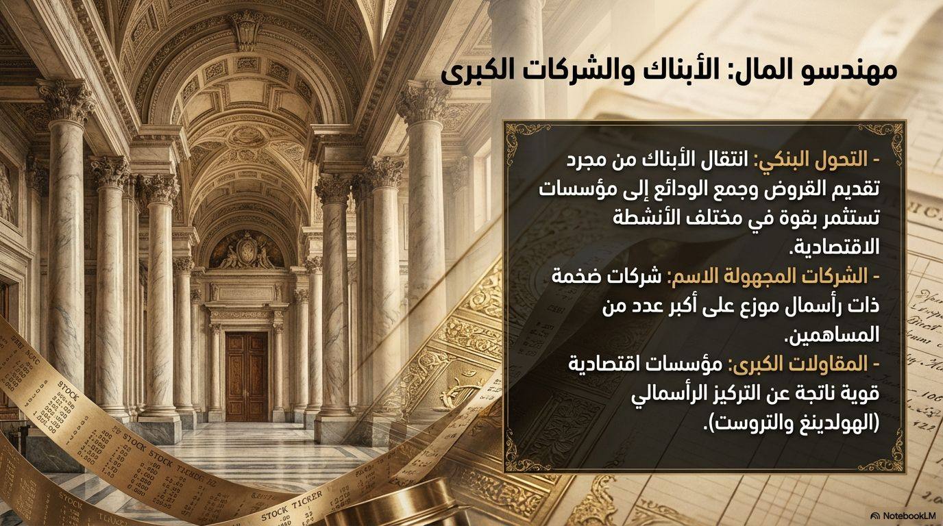 مهندسو المال: الأبناك والشركات الكبرى