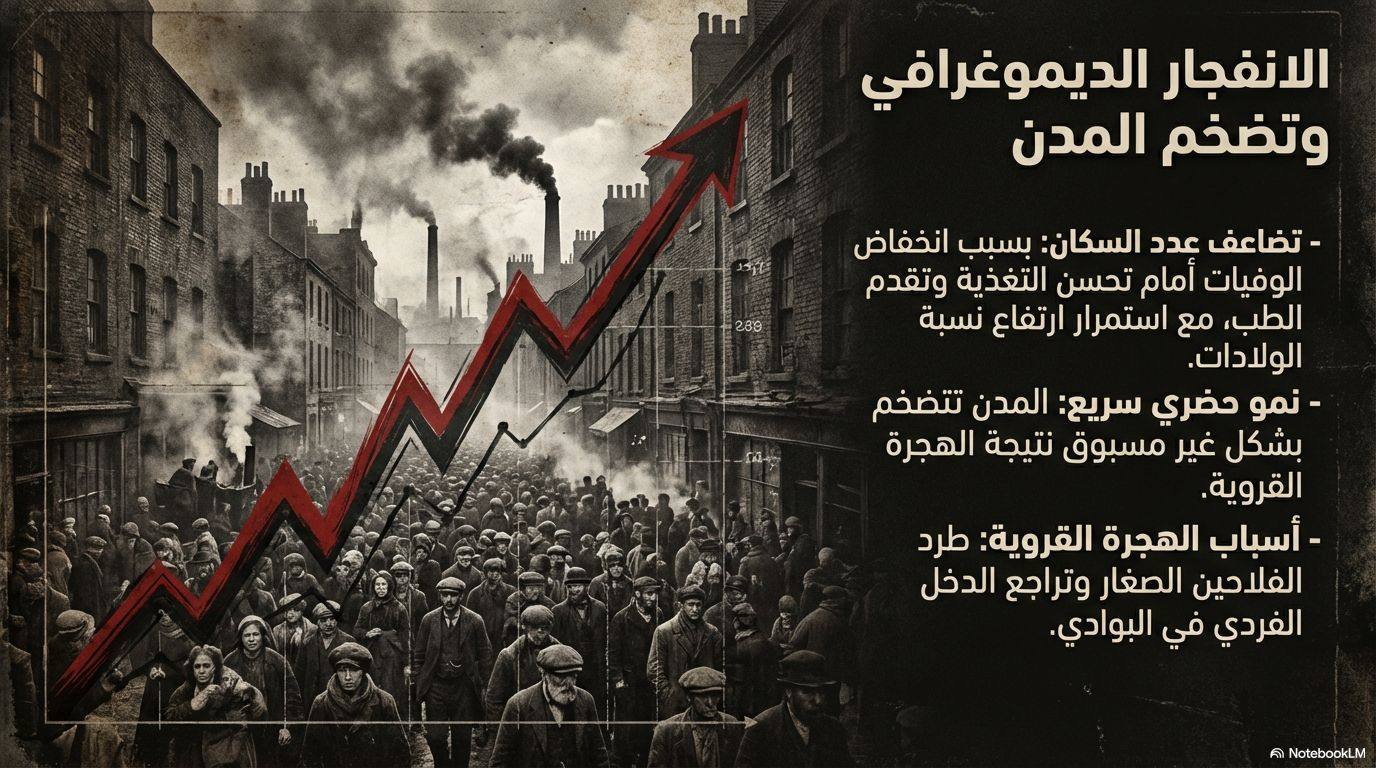 الانفجار الديموغرافي وتضخم المدن